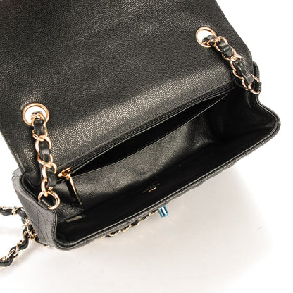 Chanel Caviar Quilted Mini Rectangular Flap Black 5 of 7