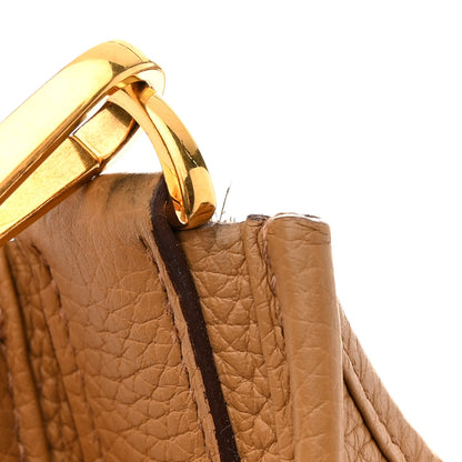 Hermes Taurillon Clemence Evelyne III PM Biscuit 12 of 12