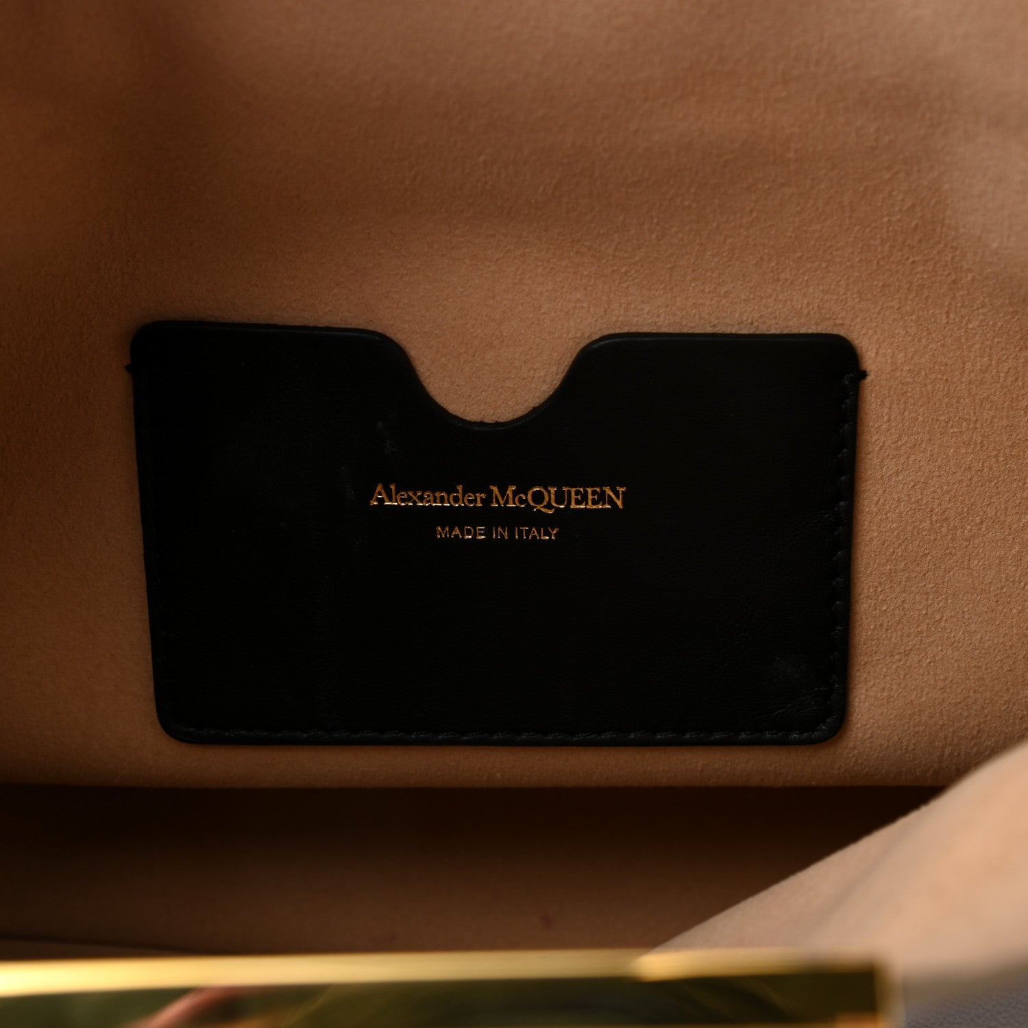 Alexander McQueen Nappa Skull Four Ring Clutch Beige 7 of 9