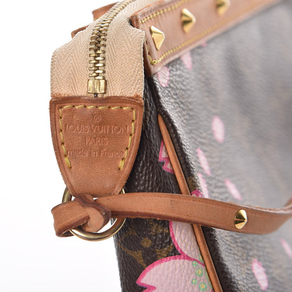 Louis Vuitton Monogram Cherry Blossom Pochette Accessories Brown 6 of 13