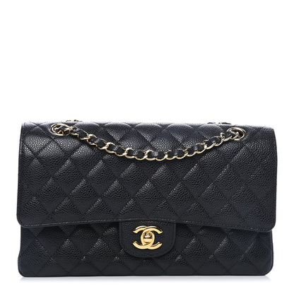 Chanel Caviar Quilted Medium Double Flap Black 1 of 4