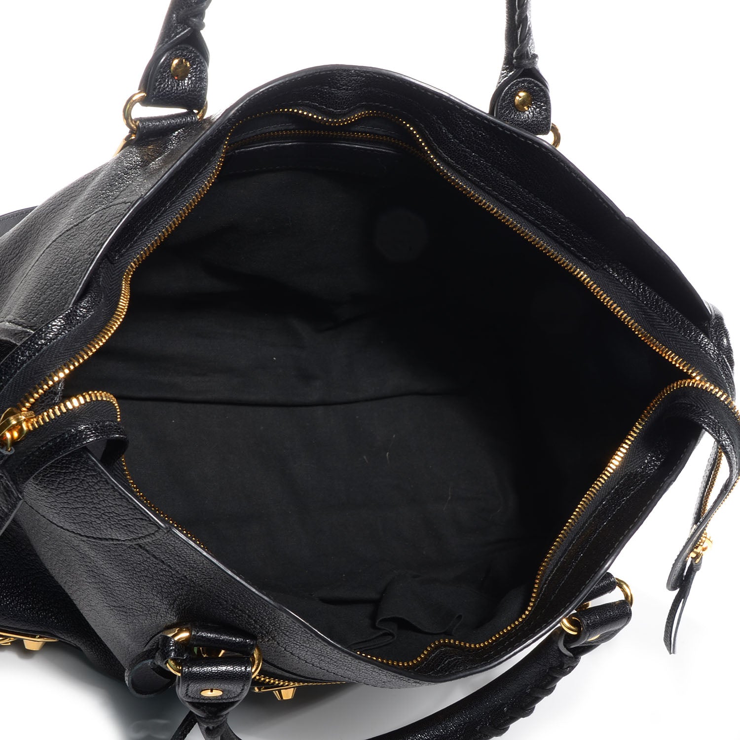 Balenciaga Chevre Hamilton Metallic Edge City Black 5 of 11