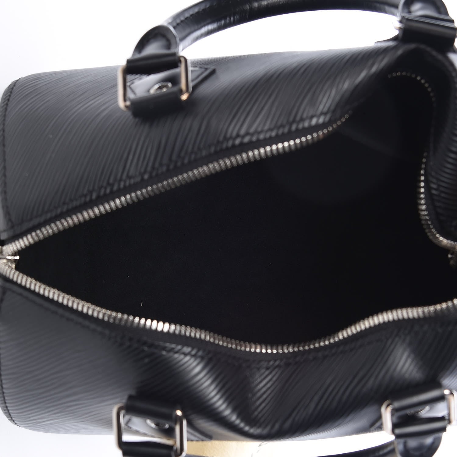 Louis Vuitton Epi Speedy Bandouliere 25 Black 6 of 10