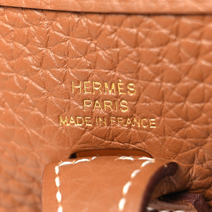Hermes Taurillon Clemence Evelyne TPM Gold 6 of 11