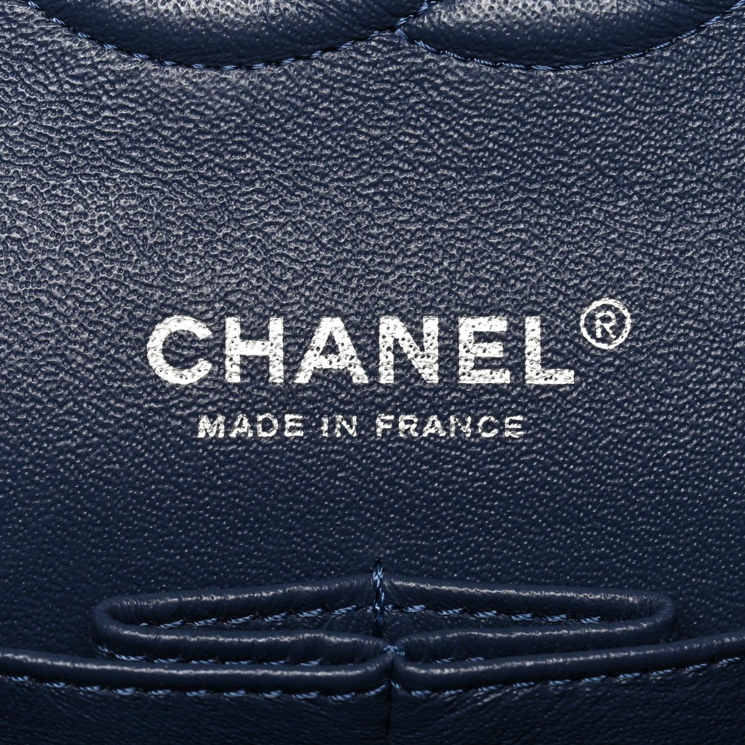 Chanel Denim Quilted Medium Camellia Flap Blue 6 of 11