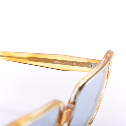 Celine Acetate Cat Eye Sunglasses CL400471 Yellow Blue 5 of 7
