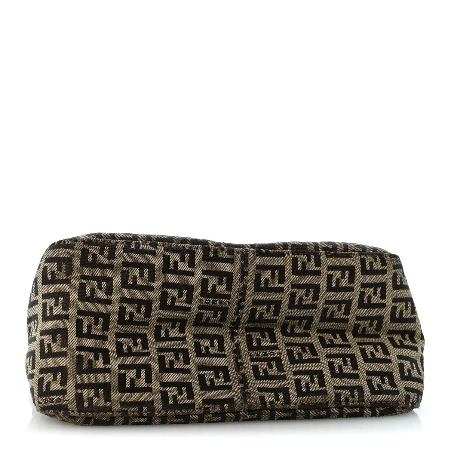 Fendi Zucchino Vitello Mini Mama Baguette Mogano Panna Bruciato 4 of 13