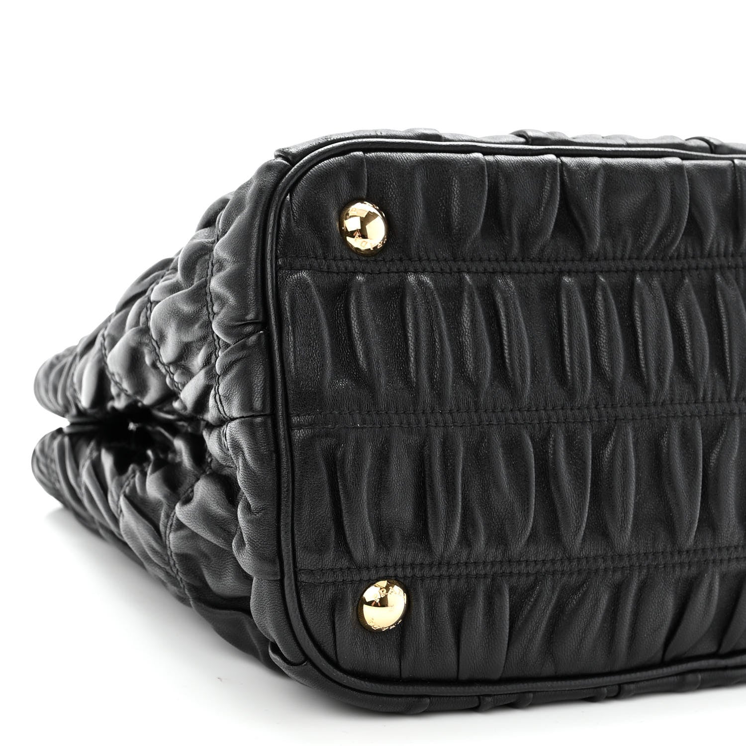 Prada Nappa Gaufre Tote Black 8 of 9