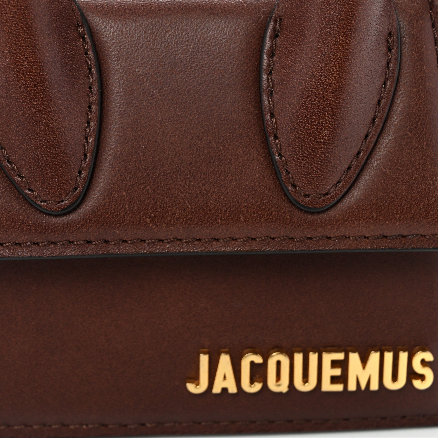 Jacquemus Smooth Calfskin Le Chiquito Dark Brown 7 of 9