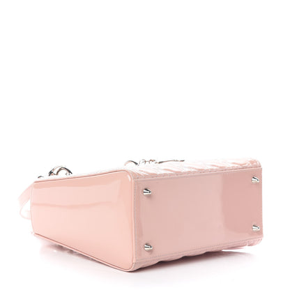 Christian Dior Patent Cannage Medium Lady Dior Rose Clair 4 of 10