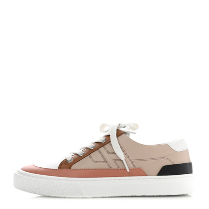 Hermes Calfskin Deep Sneakers 36 Multicolor White Gold 1 of 8