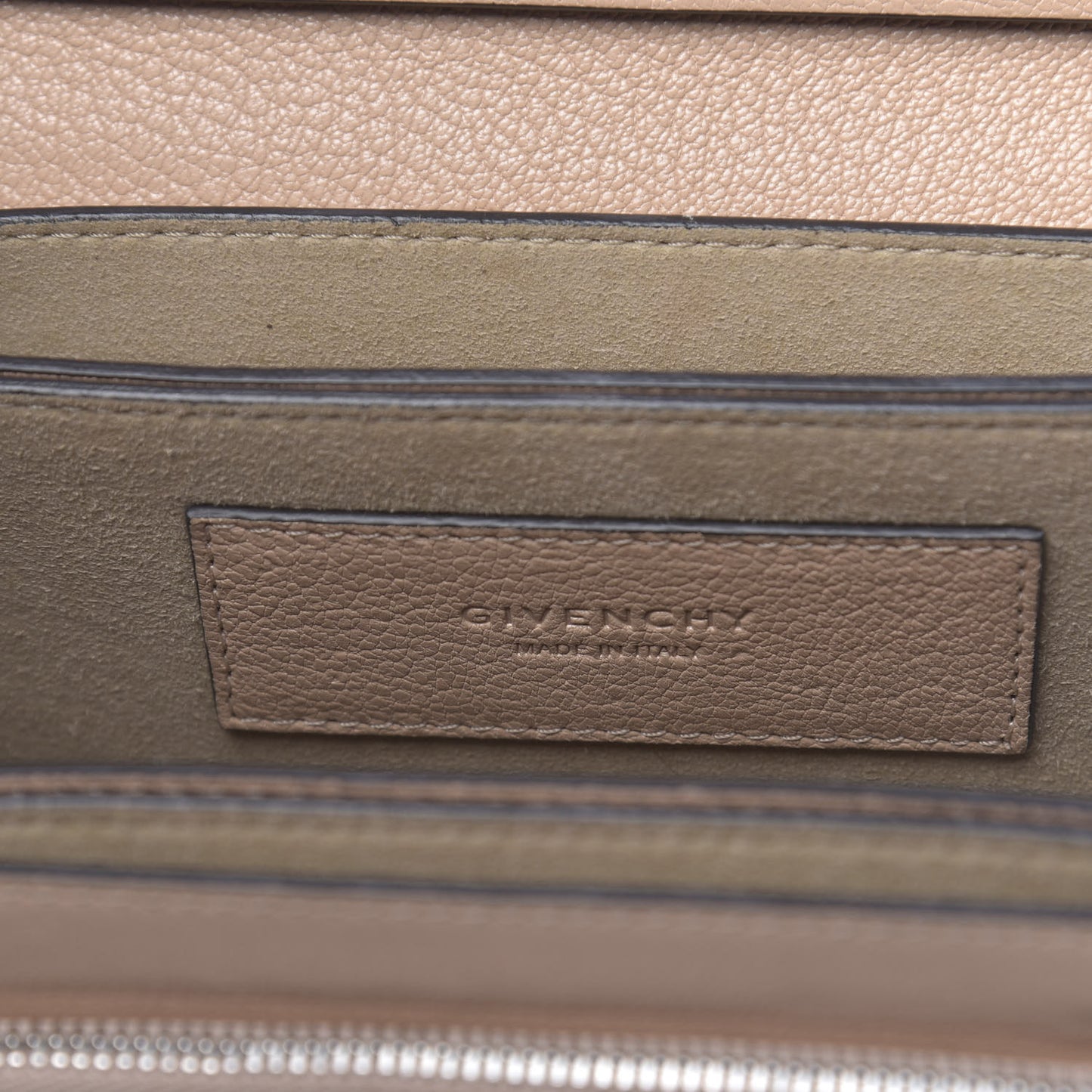 Goatskin Small GV3 Shoulder Bag Beige