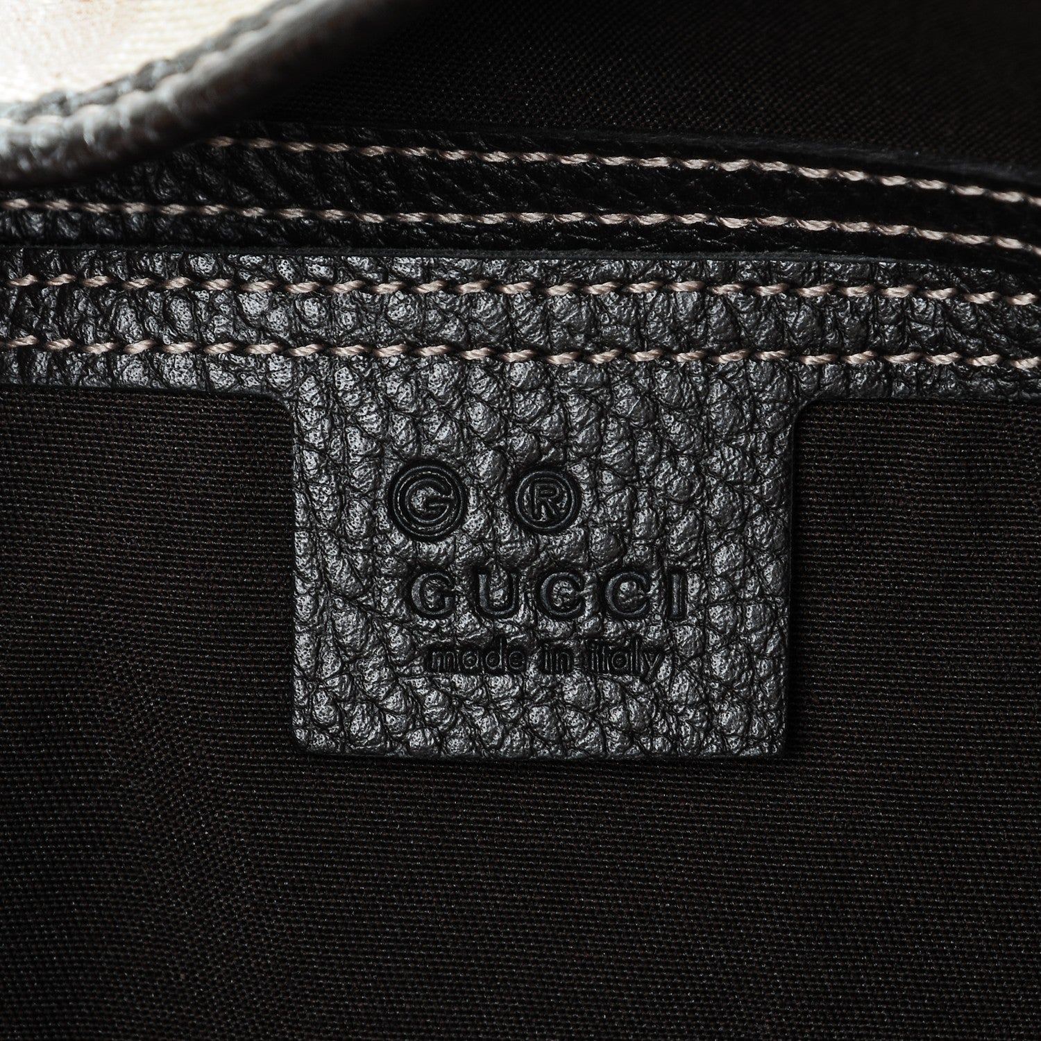Gucci Crystal Monogram Medium Abbey Shoulder Bag Dark Brown 6 of 7