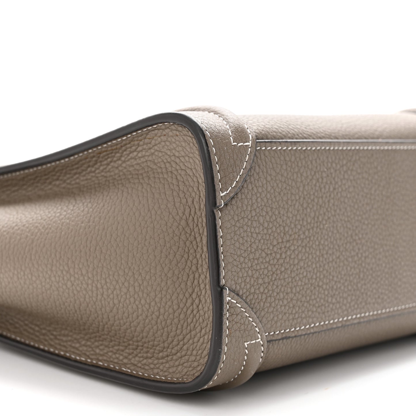Drummed Calfskin Nano Luggage Souris
