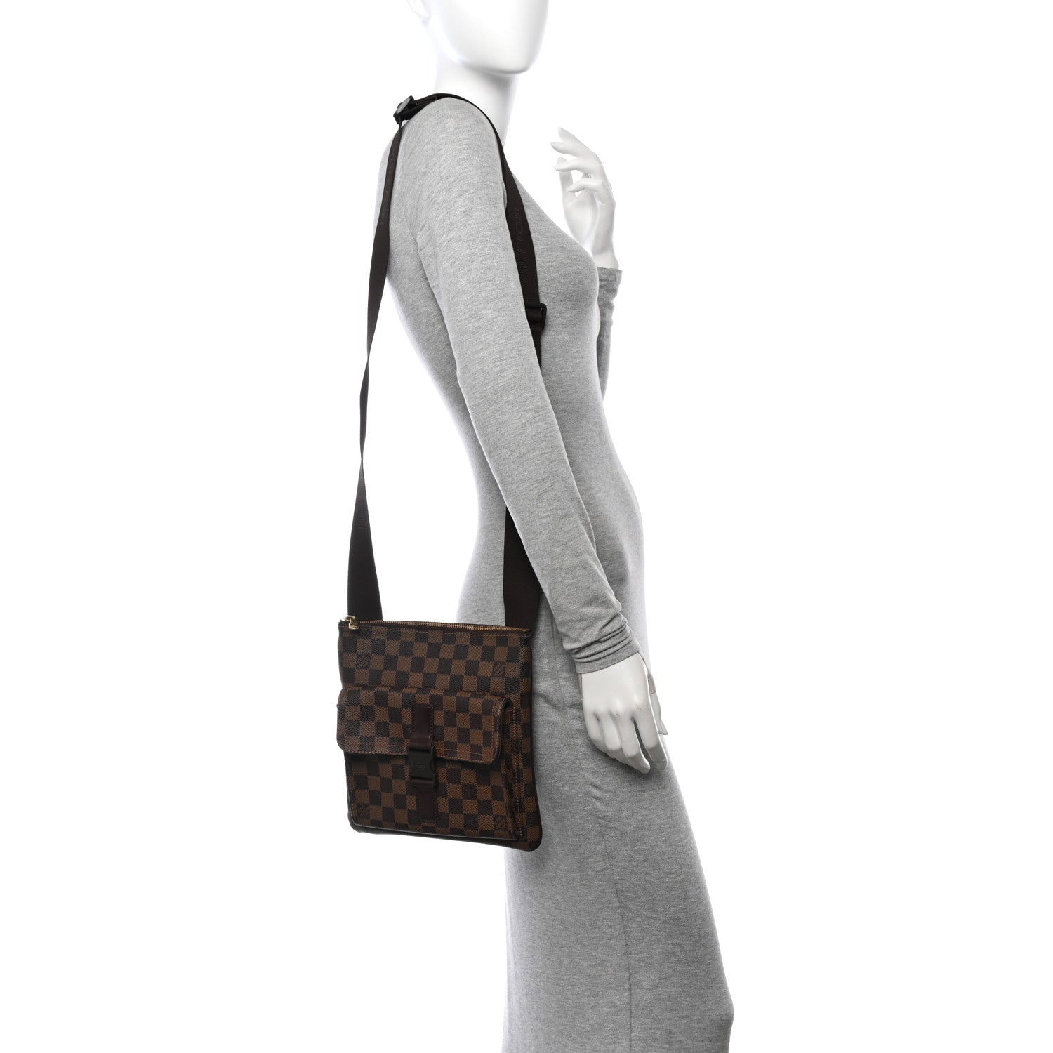 Louis Vuitton Damier Ebene Pochette Melville 2 of 12