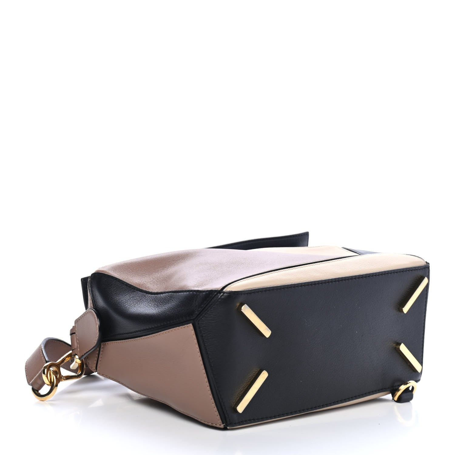 Loewe Calfskin Small Puzzle Bag Sand Hazelnut Ash 3 of 4