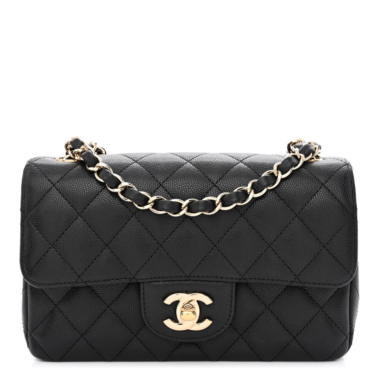 Chanel Caviar Quilted Mini Rectangular Flap Black 1 of 11