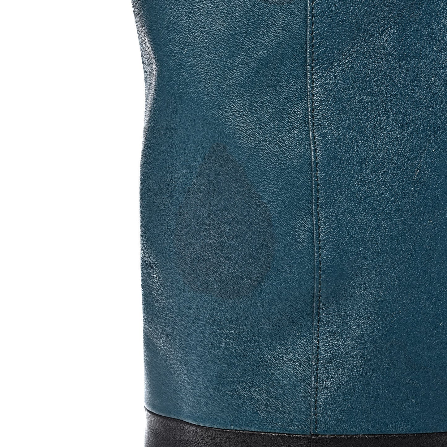 Lambskin Vertical Bi-Cabas Petrol Black