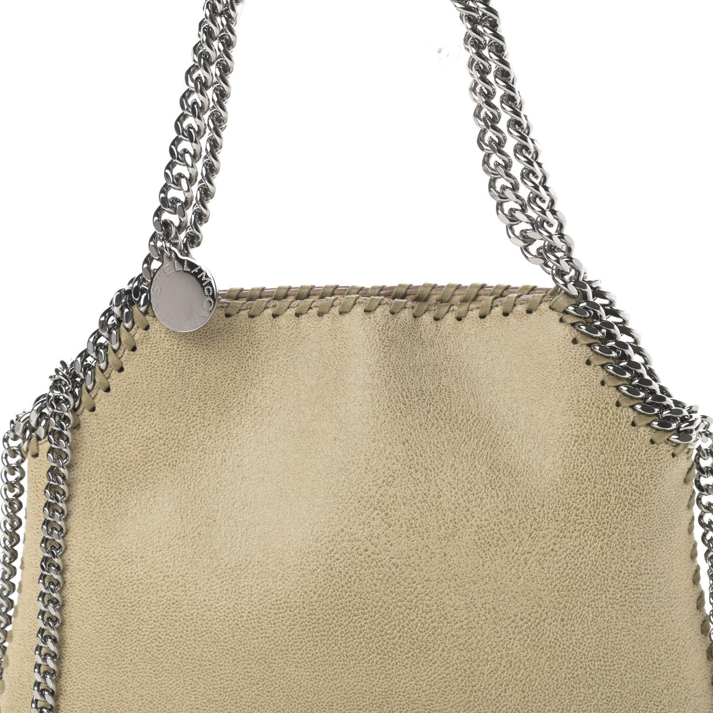 Shaggy Deer Mini Falabella Bag Light Khaki