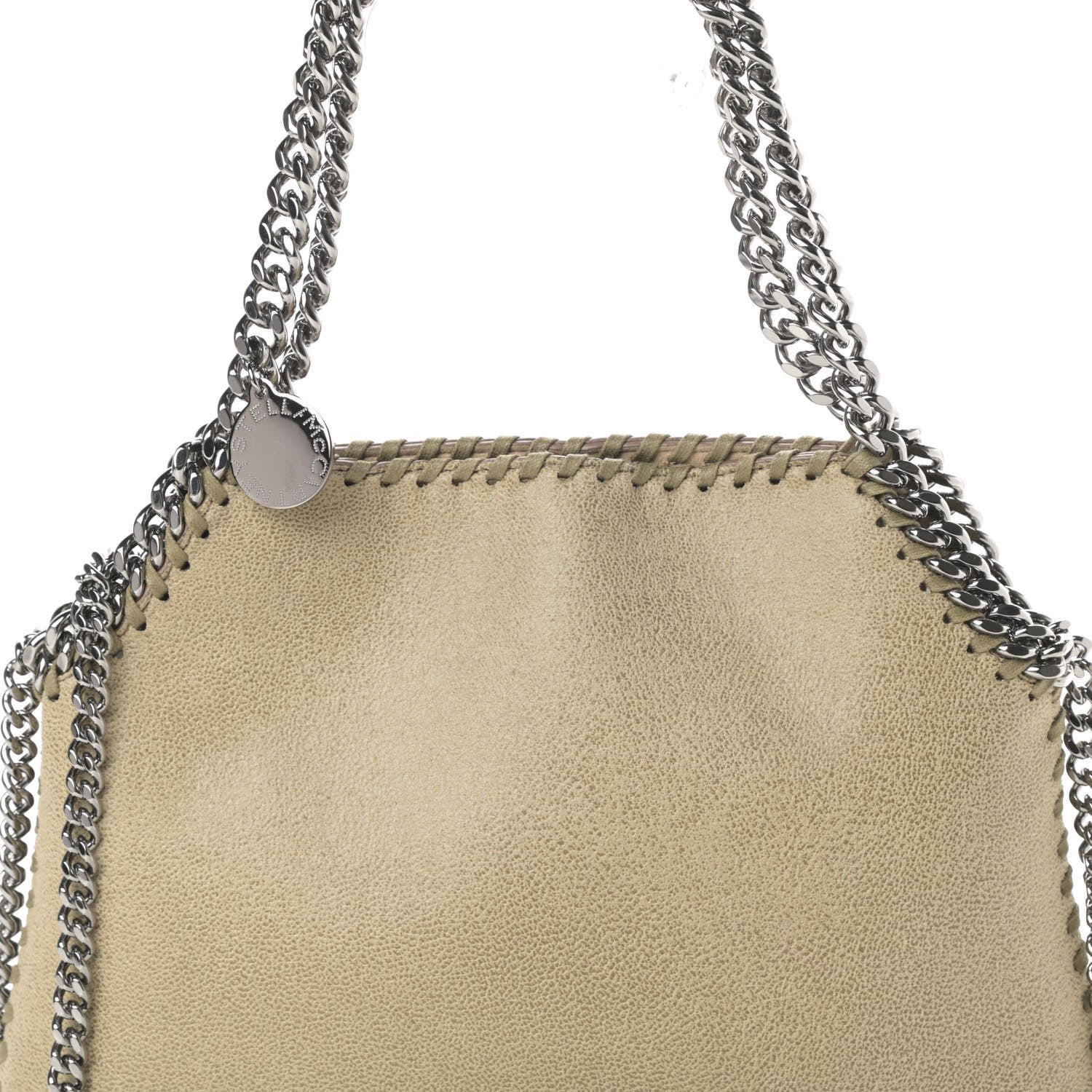 Stella McCartney Shaggy Deer Mini Falabella Bag Light Khaki 8 of 10