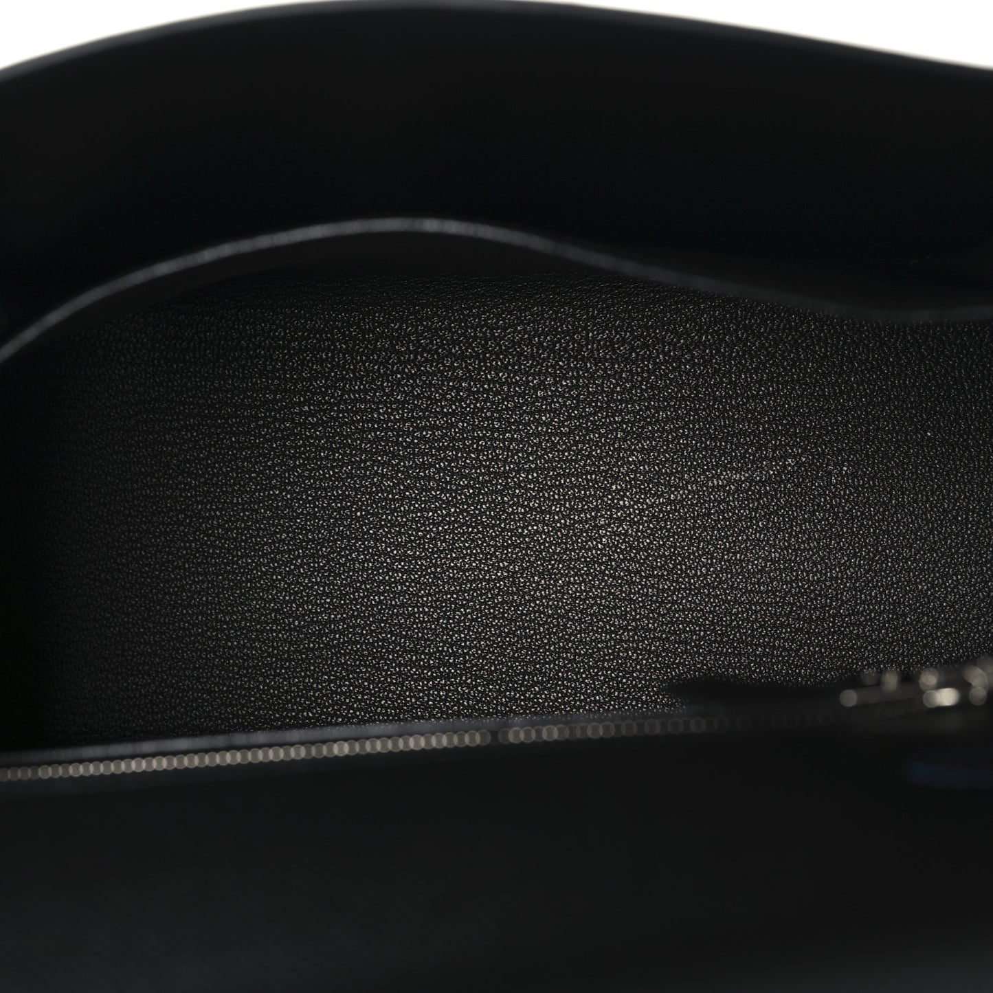 Epsom Tri-Color Kelly Sellier 25  Black Ardoise Bleu Zanzibar