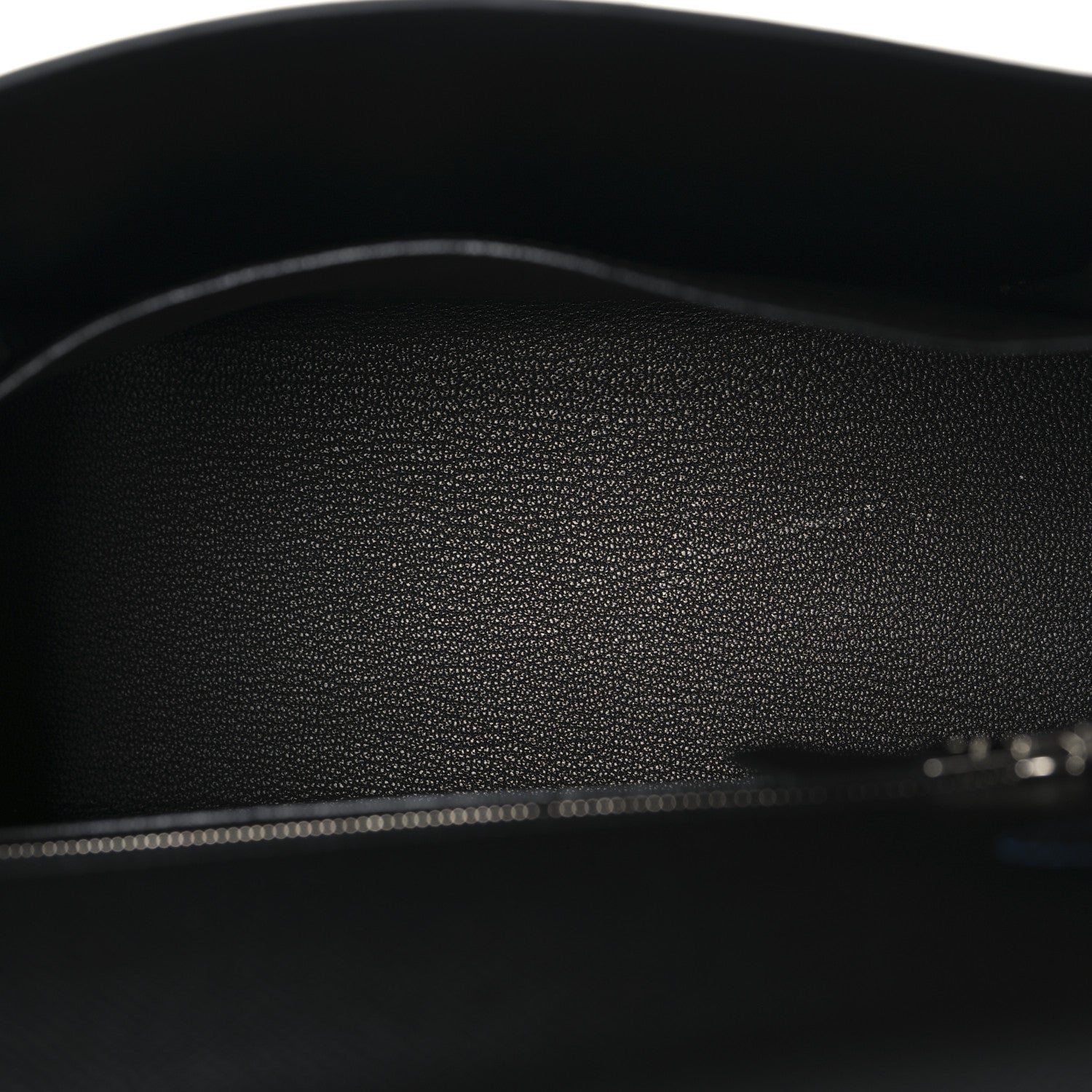 Hermes Epsom Tri-Color Kelly Sellier 25  Black Ardoise Bleu Zanzibar 5 of 13