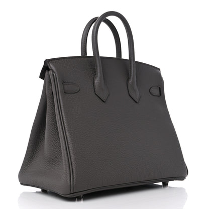 Hermes Togo Birkin 25 Etain 3 of 10
