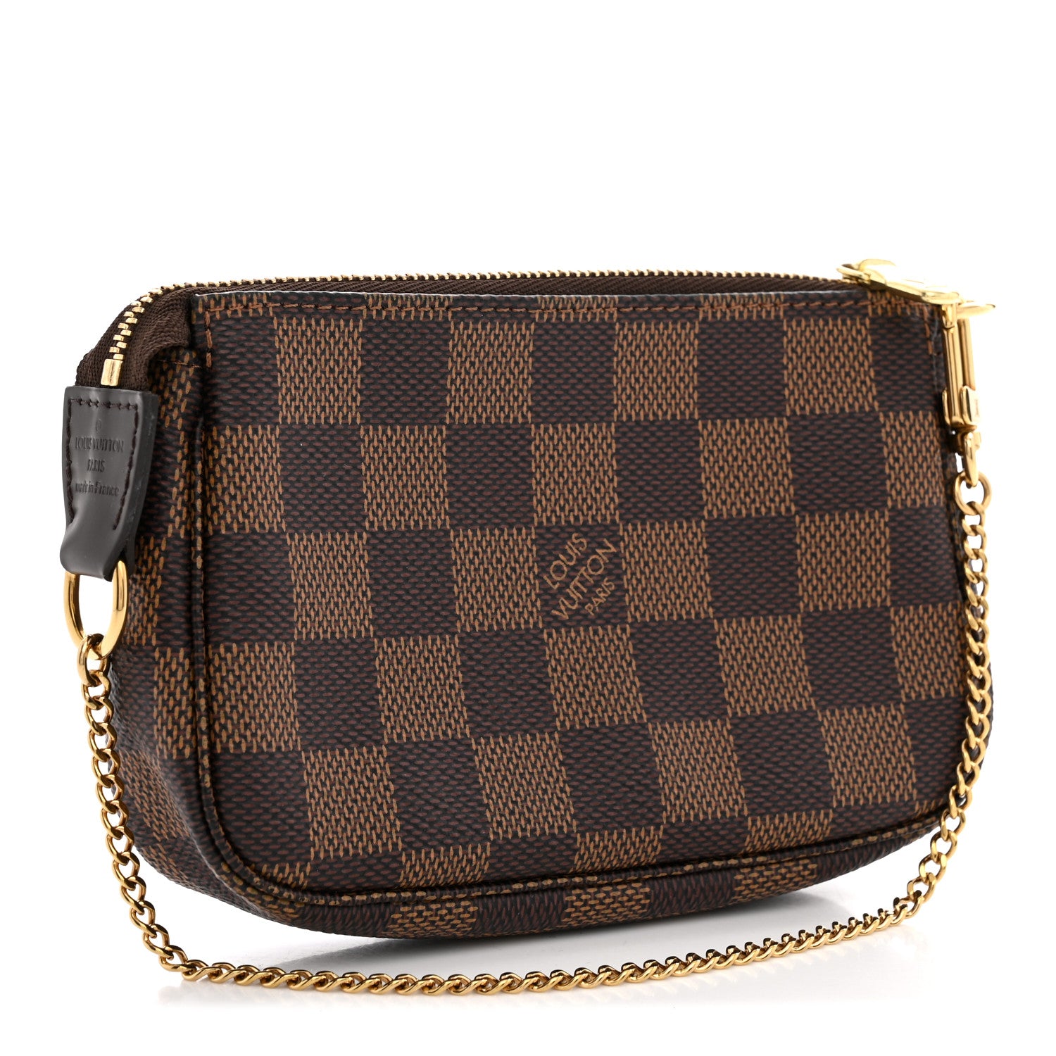 Louis Vuitton Damier Ebene Mini Pochette Accessories 3 of 9