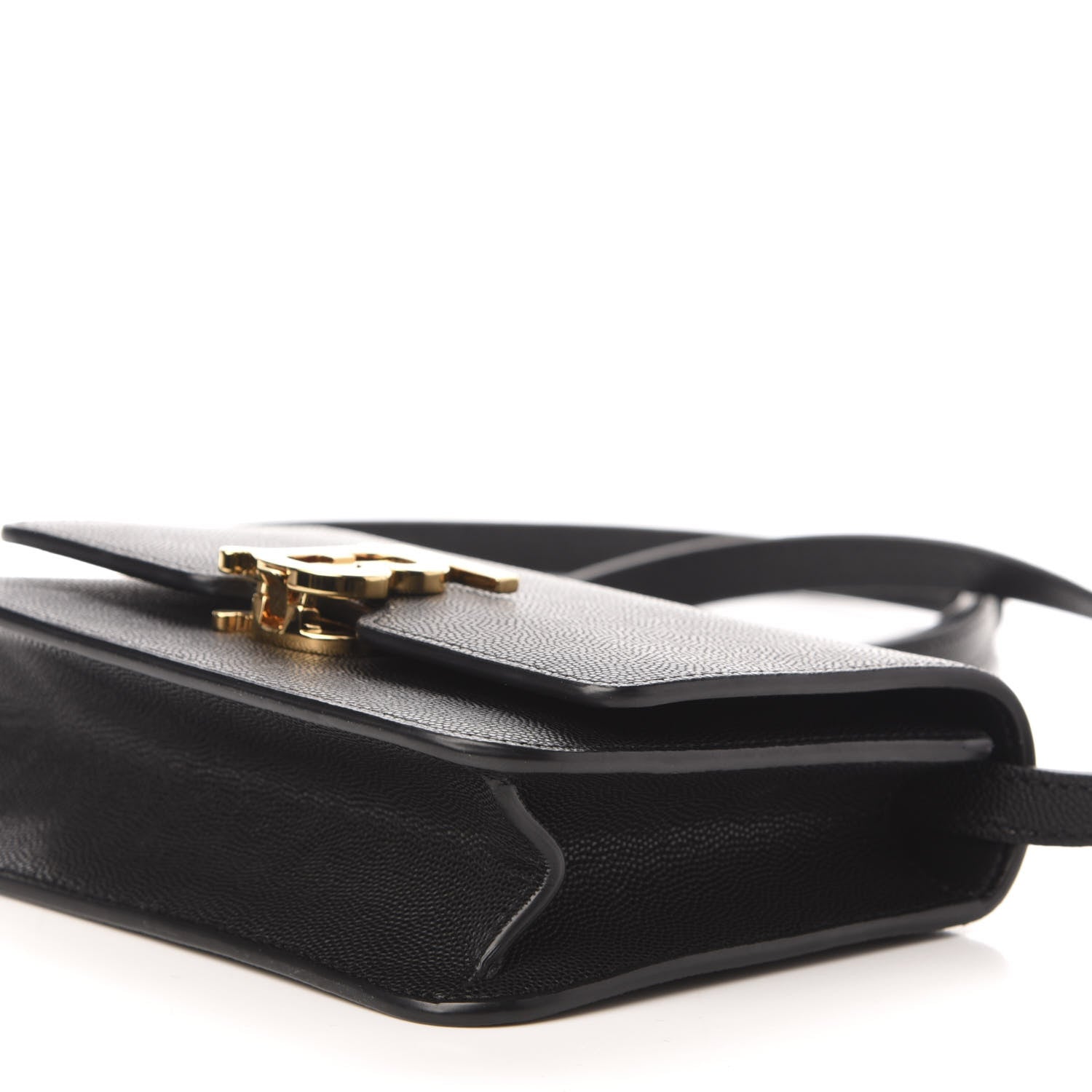 Burberry Grained Calfskin Mini TB Bag Black 9 of 10