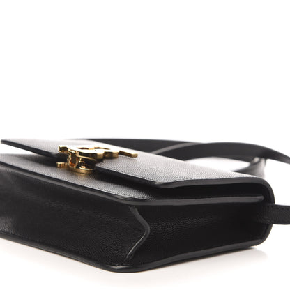 Burberry Grained Calfskin Mini TB Bag Black 9 of 10