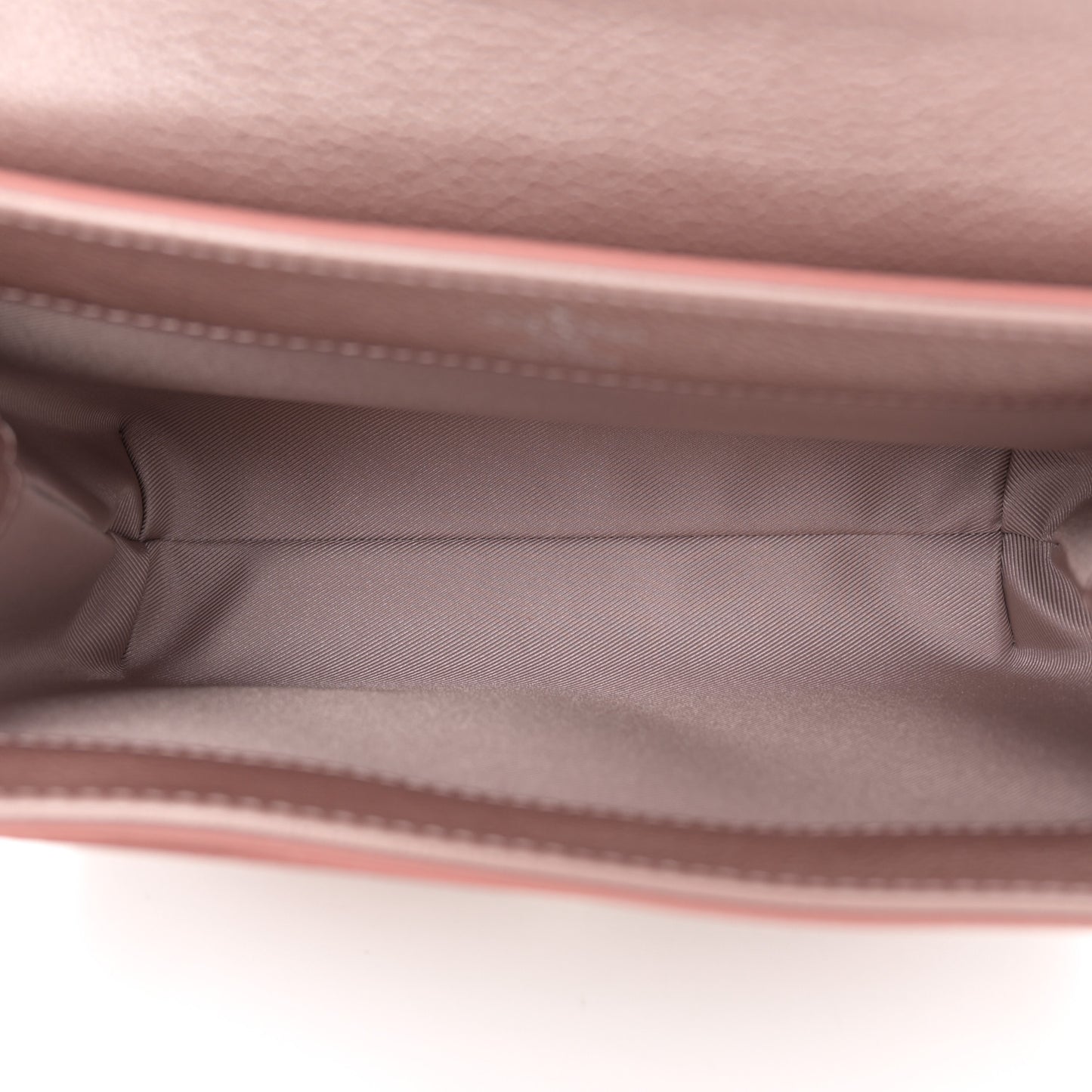 Soft Calfskin Eyelet Lockme II Chain Bag BB Rose Gold