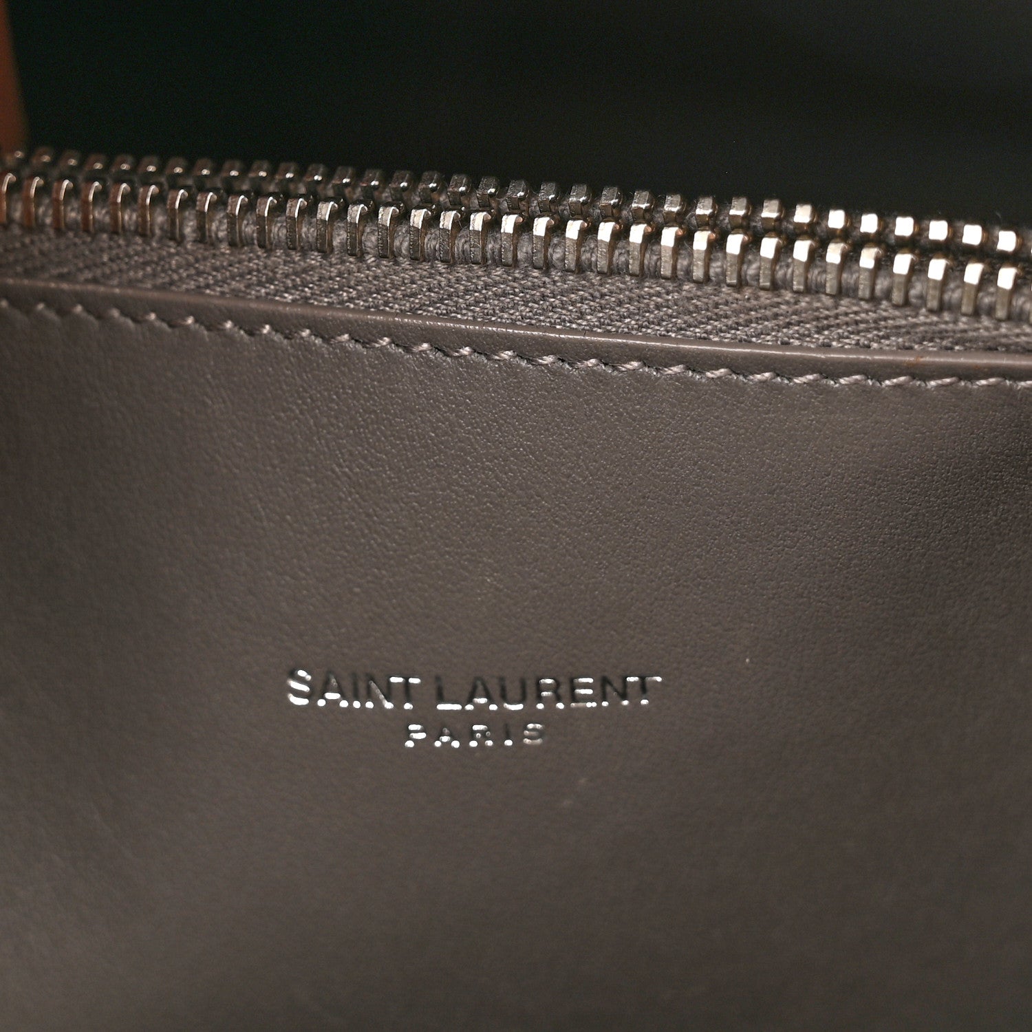 Saint Laurent Grained Calfskin Small Sac De Jour Fog 7 of 13