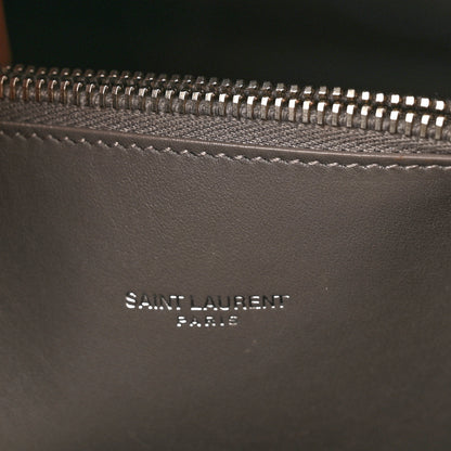 Saint Laurent Grained Calfskin Small Sac De Jour Fog 7 of 13