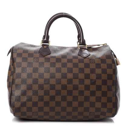 Louis Vuitton Damier Ebene Speedy 30 1 of 10