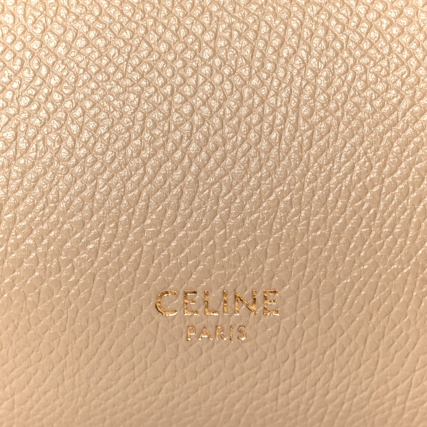 Grained Calfskin Mini Belt Bag Light Taupe