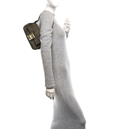 Fendi Micro Zucchino Forever Mini Mama Baguette Black Gold 2 of 9