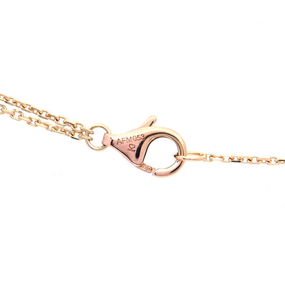 Cartier 18K Pink Yellow White Gold Trinity Double Chain Pendant Necklace 7 of 7