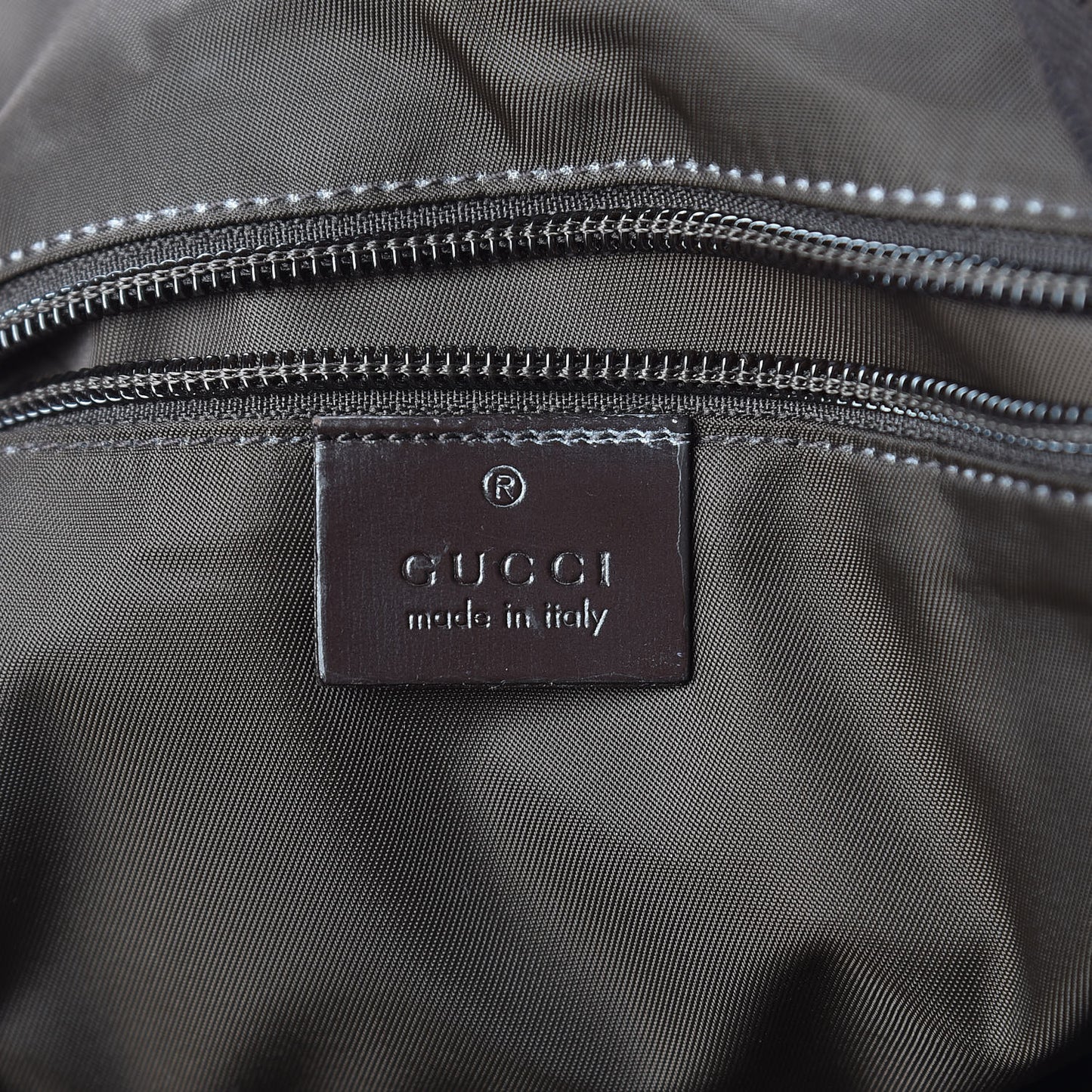 GG Plus Monogram Interlocking G Medium Backpack Dark Brown