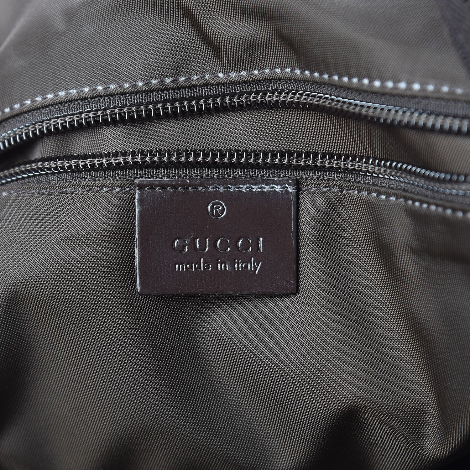 Gucci GG Plus Monogram Interlocking G Medium Backpack Dark Brown 8 of 10