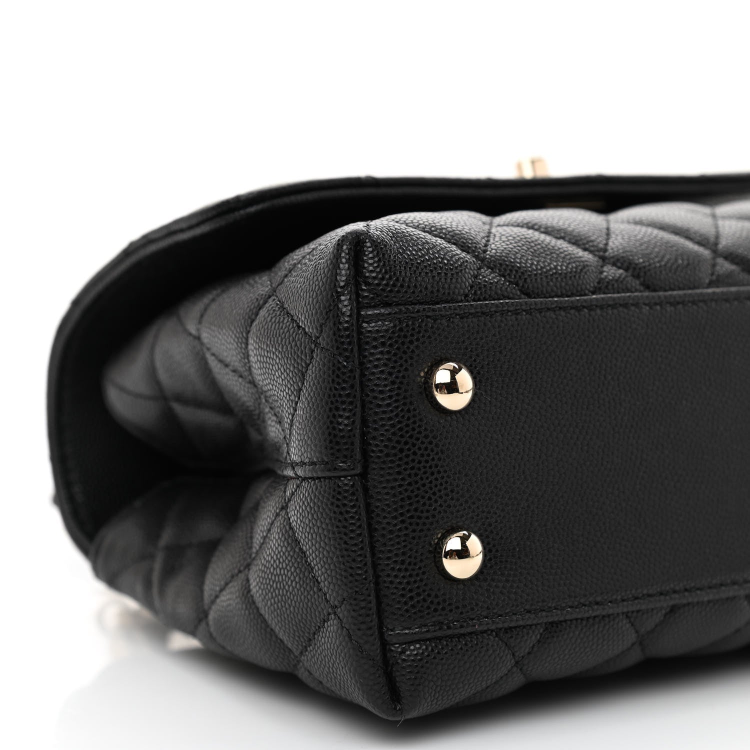 Chanel Caviar Quilted Mini Coco Handle Flap Black 9 of 11