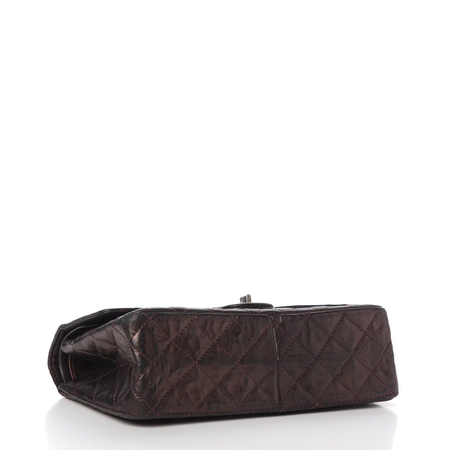 Chanel Metallic Aged Calfskin Quilted 2.55 Reissue 226 Flap Dark Copper 4 of 12