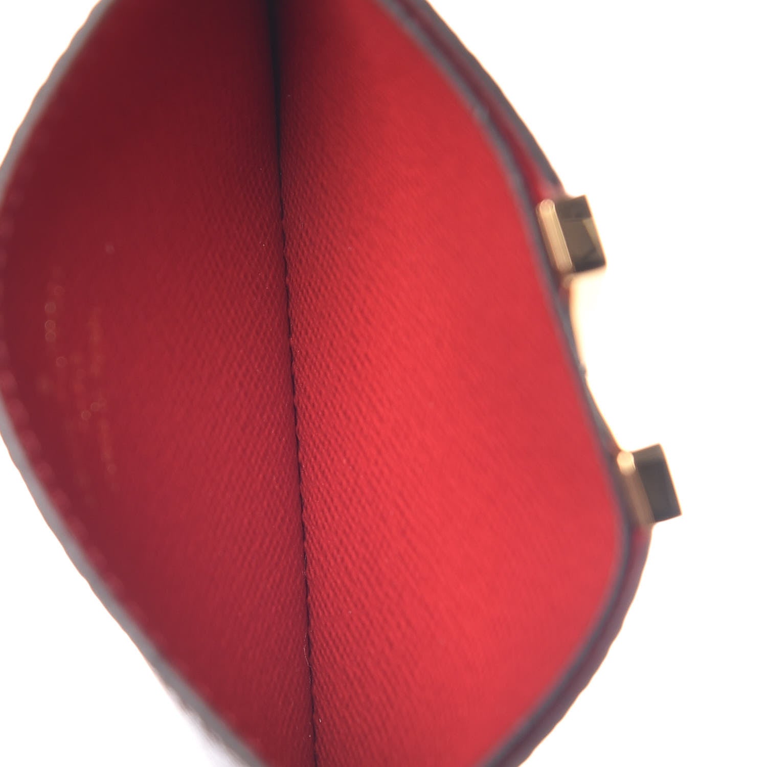 Louis Vuitton Calfskin Monogram Kimono Tote Card Holder Cherry 5 of 7