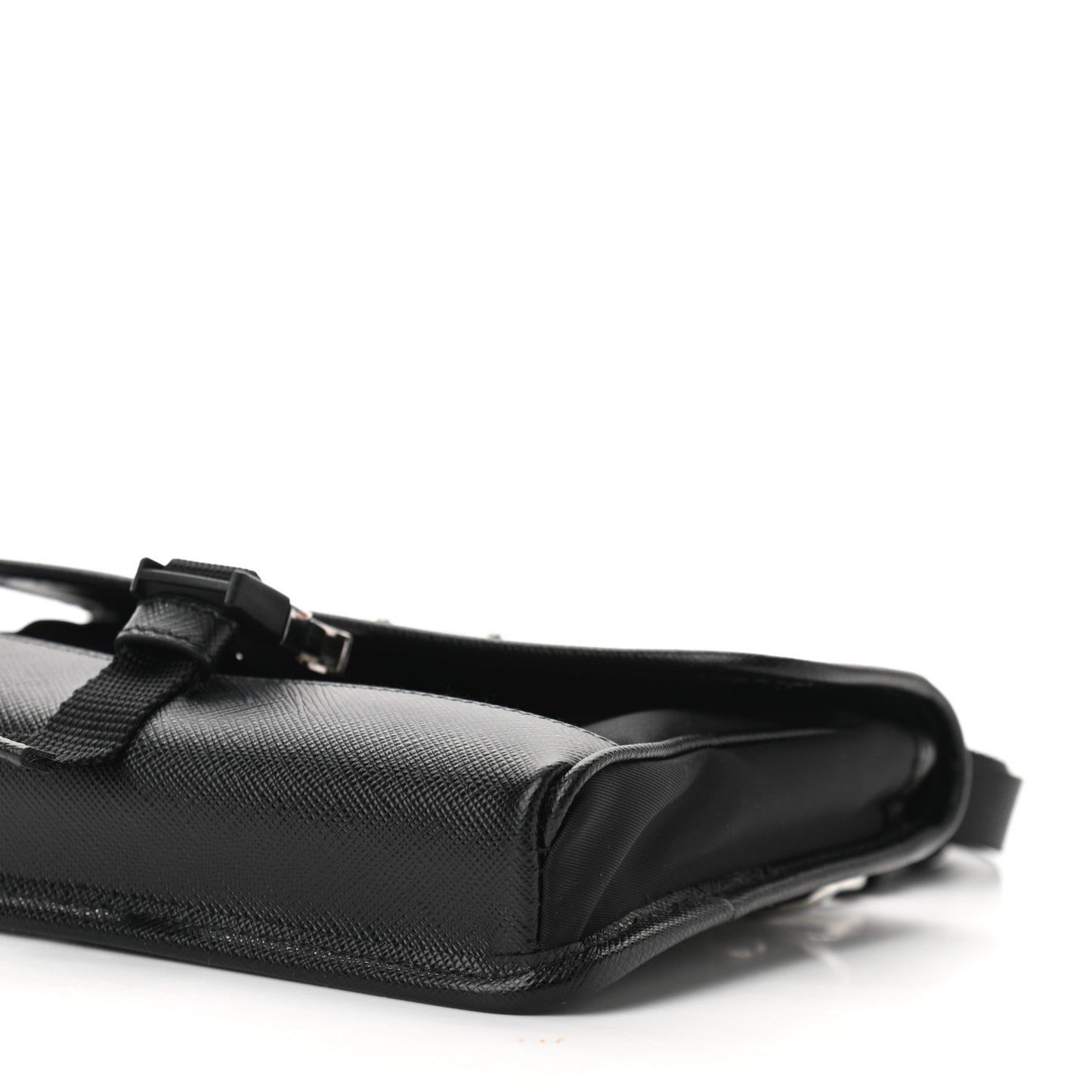 Re-Nylon Saffiano Smartphone Case Crossbody Black