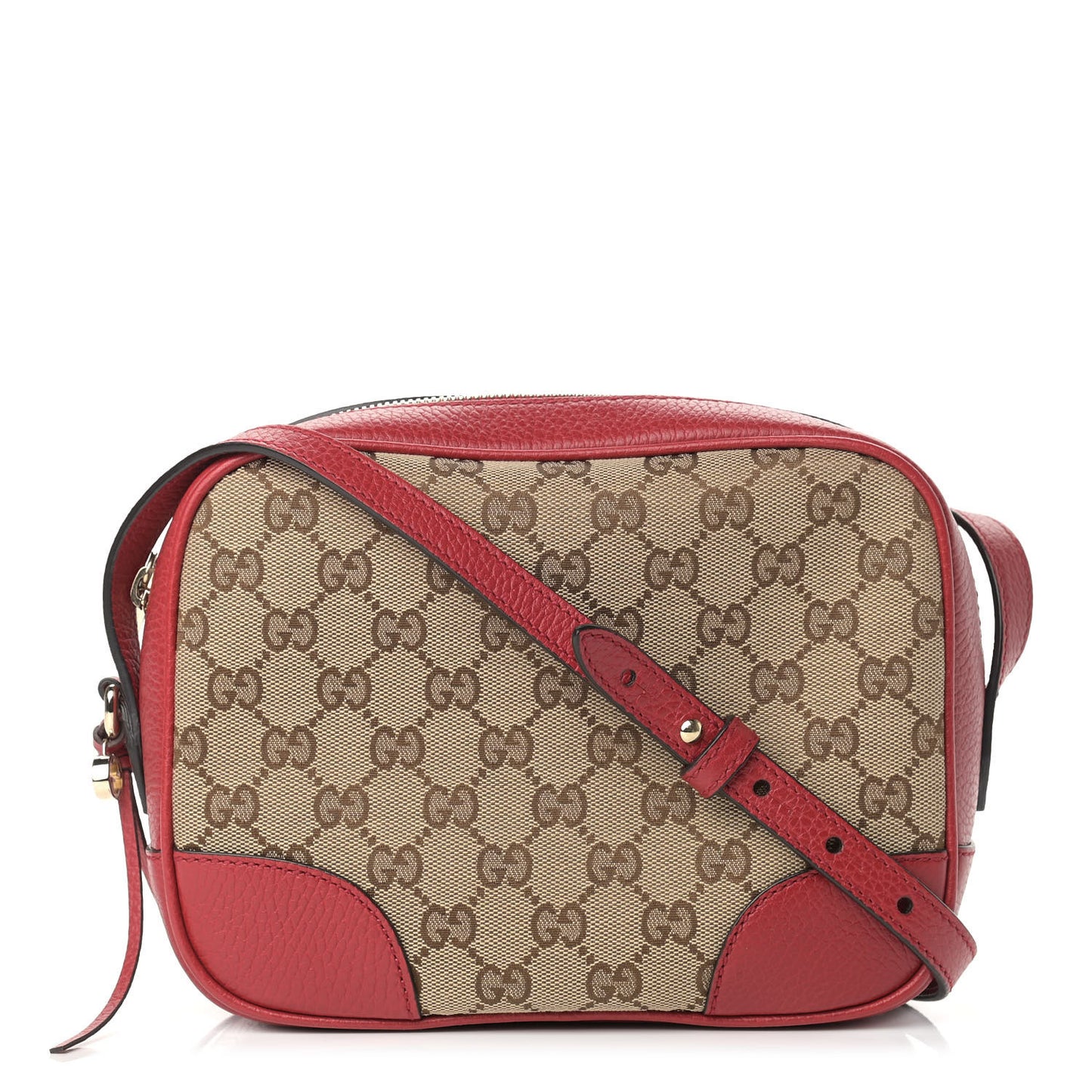 Monogram Mini Bree Messenger Bag Red