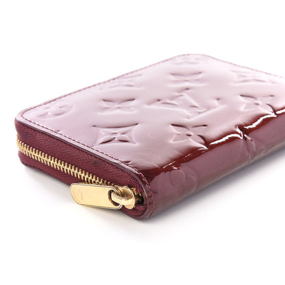 Louis Vuitton Vernis Zippy Coin Purse Wallet Rouge Fauviste 5 of 8