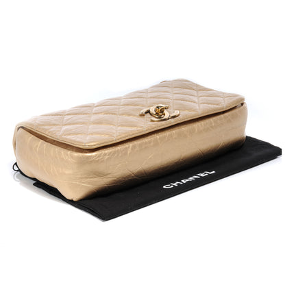 Chanel Quilted Medium Pondichery Flap Gold 4 of 7