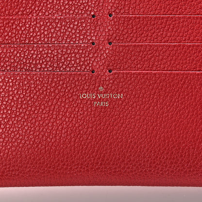 Louis Vuitton Calfskin Felicie Card Holder Insert Cherry 6 of 6