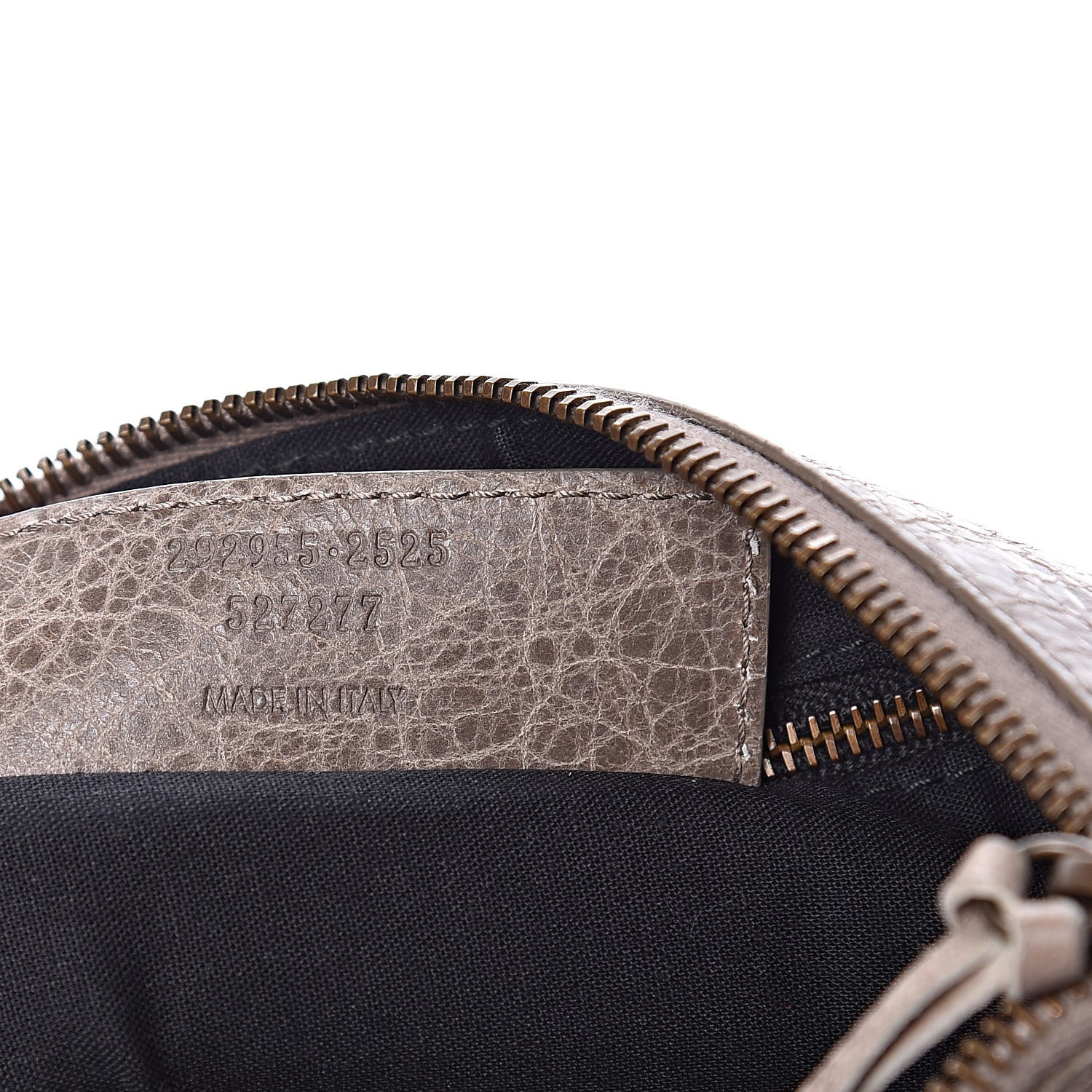 Balenciaga Agneau Classic Hardware Flat Handle Clutch Gris Poivre 7 of 9