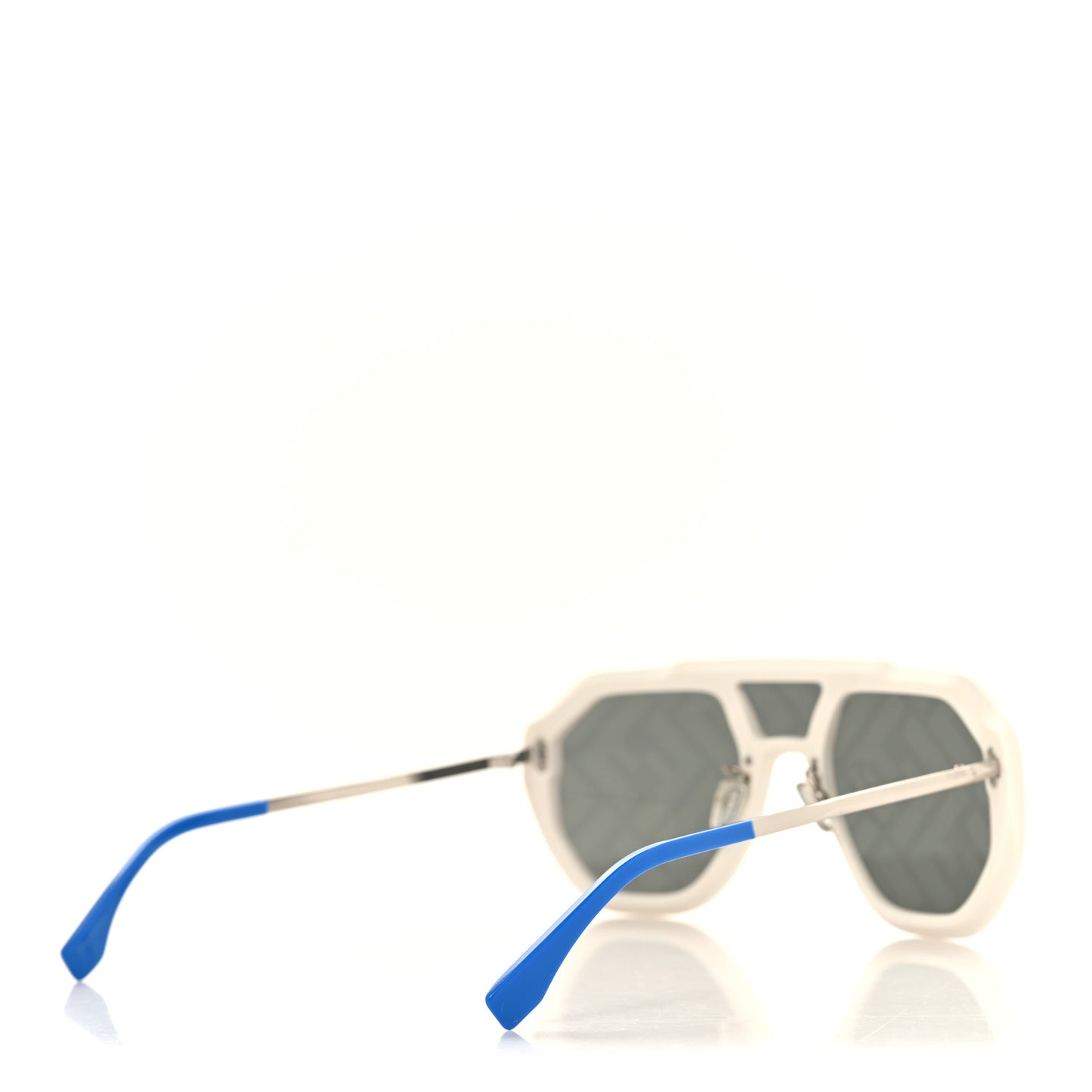 Acetate FF Aviator Sunglasses FE40006U Black Blue