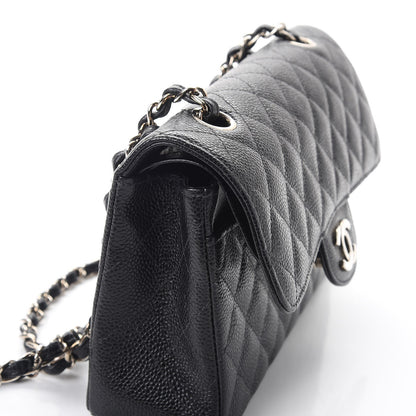 Chanel Caviar Quilted Small Double Flap Black 13 of 14